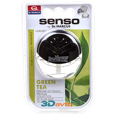 Ароматизатор  DR. MARCUS Senso Green Tea  Зеленый чай гелевый универсальный Польша 10мл