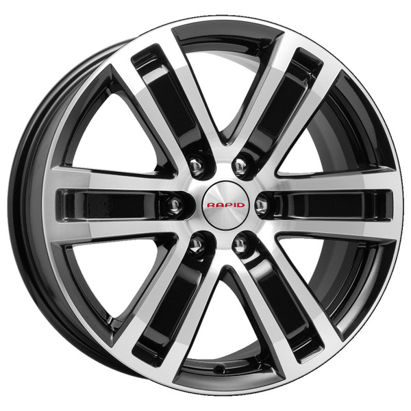 диски КиК Рапид R7-Рольф 7,5x17 6x139.7 106,1 30 алмаз черный