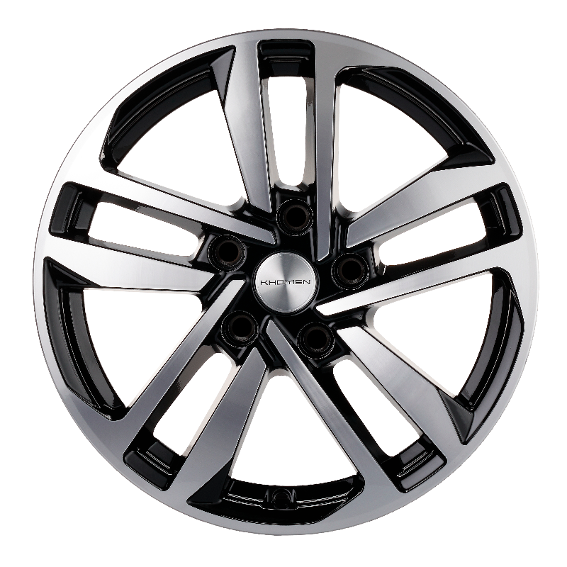 диски KHOMEN KHW1612 (ZV 16 Polo) 6,5xR16 5x100 57,1 39 BLACK-FP