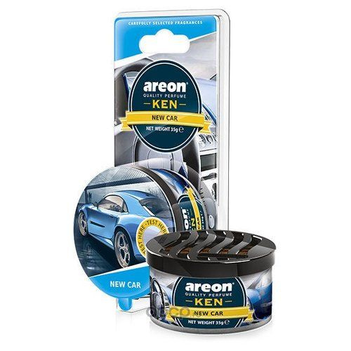 Ароматизатор  AREON Ken Blister New car  гелевый  универсальный Болгария 35гр